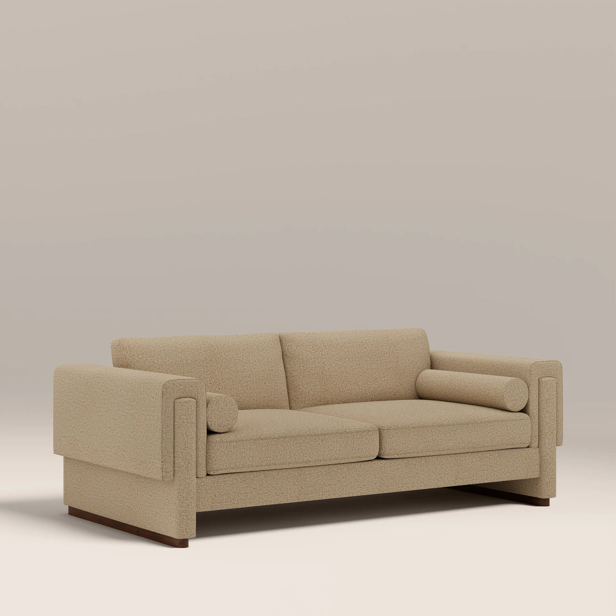 Ava 3 Seater Sofa | Speckled Latte Boucle