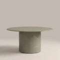 Flore Round Coffee Table | Sage Green Glass & High Gloss Sage Green