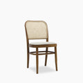 Bourne Wooden Dining Chair | Speckled Stone Sustainable Boucle & Walnut