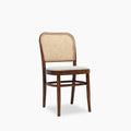 Bourne Dining Chair | Speckled Stone Sustainable Boucle & Walnut
