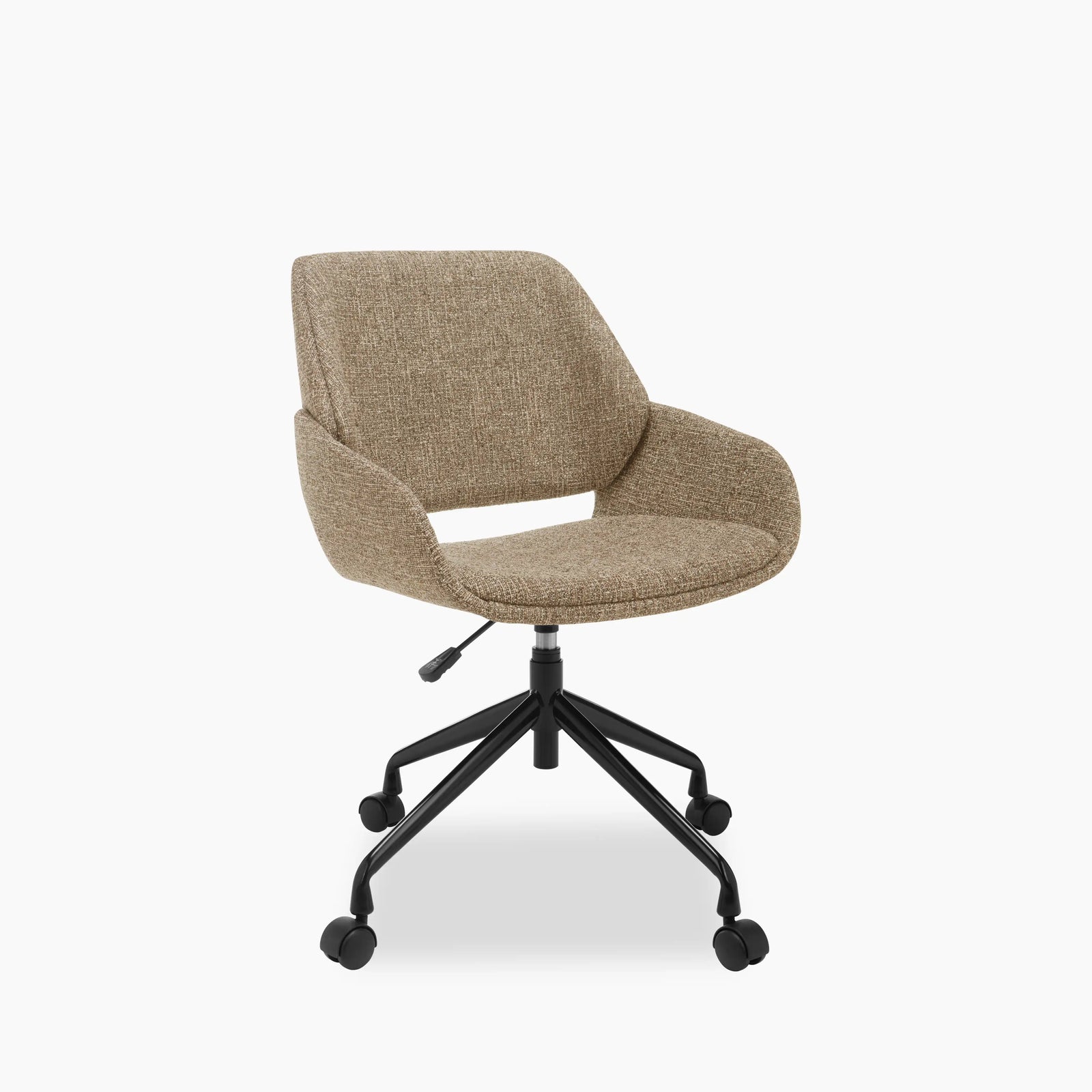 Franklin Office Chair | Speckled Cappuccino Boucle & Black