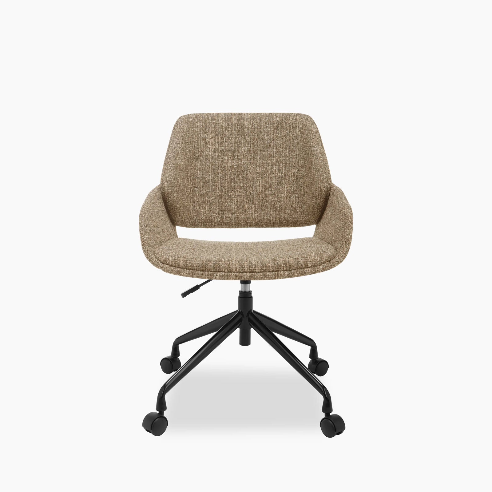 Franklin Office Chair | Speckled Cappuccino Boucle & Black