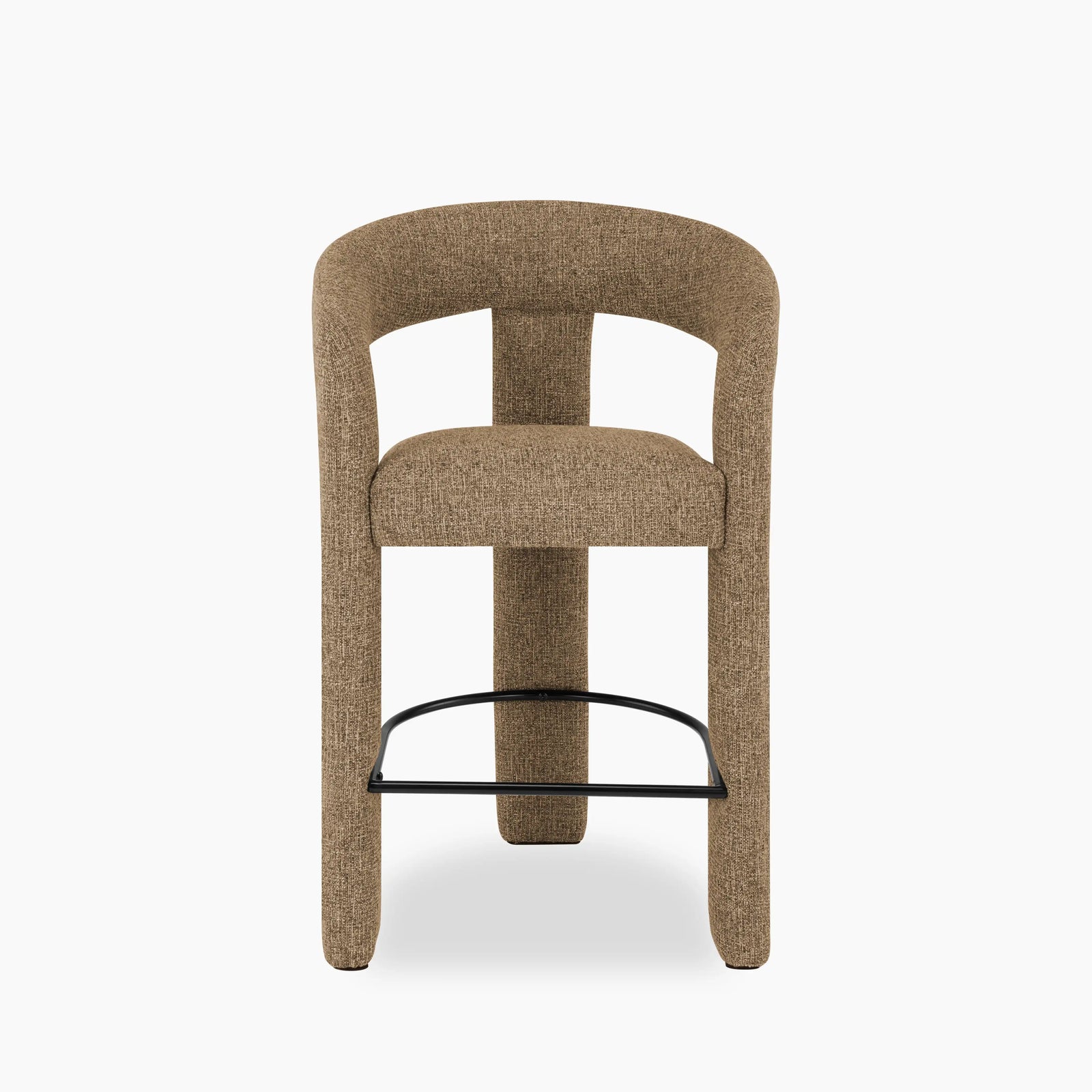 Bellamy Kitchen Stool | Speckled Cappuccino Boucle