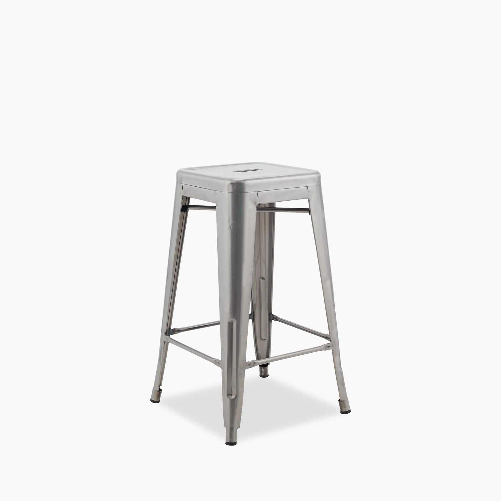 Tolix Style Stackable Kitchen Stool | Gunmetal