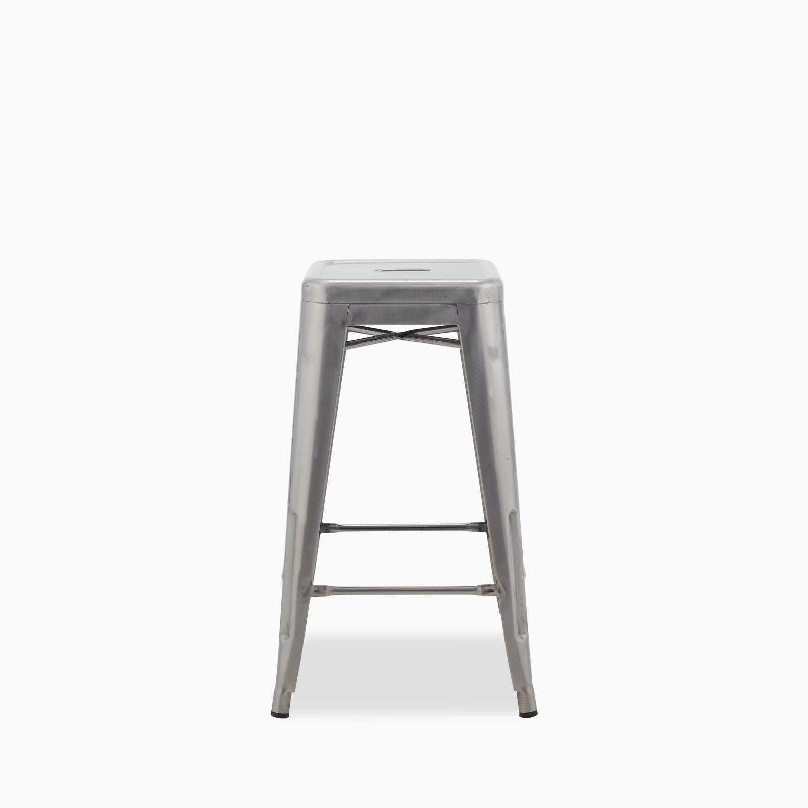 Tolix Style Stackable Kitchen Stool | Gunmetal