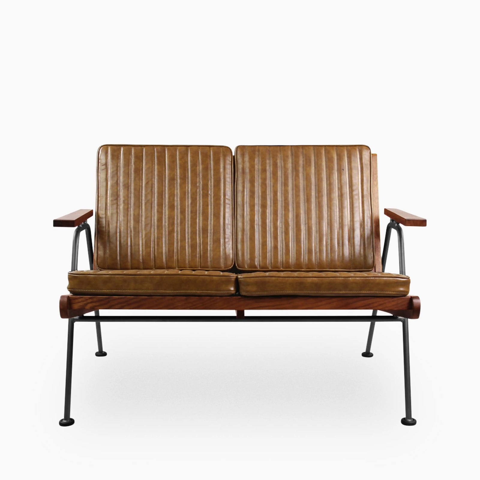 Wickham 2 Seater Sofa | Brown Faux Leather