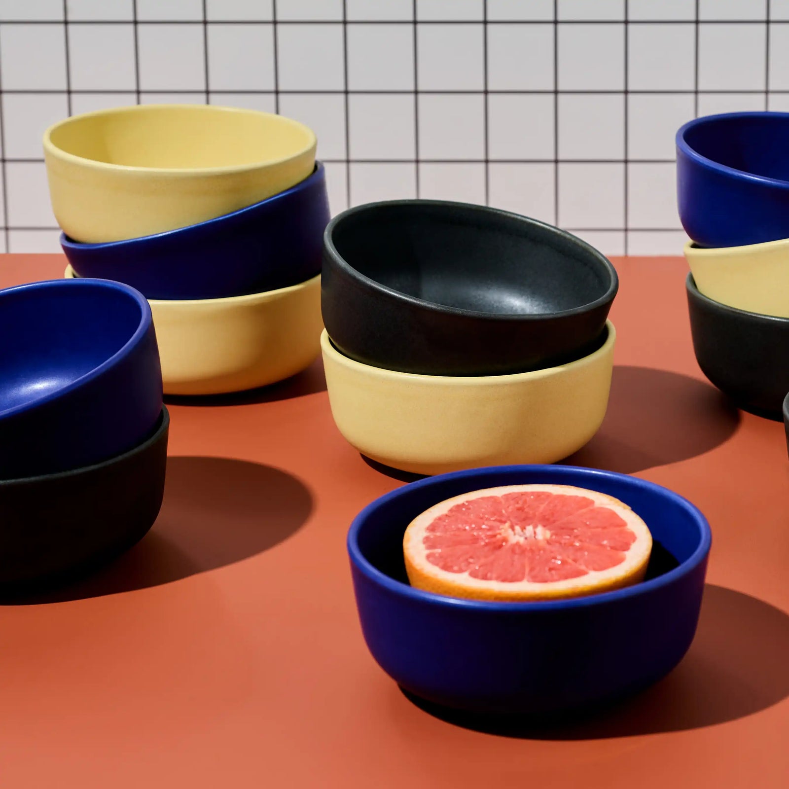 Loho Set of 4 Cereal Bowls | Canary Yellow