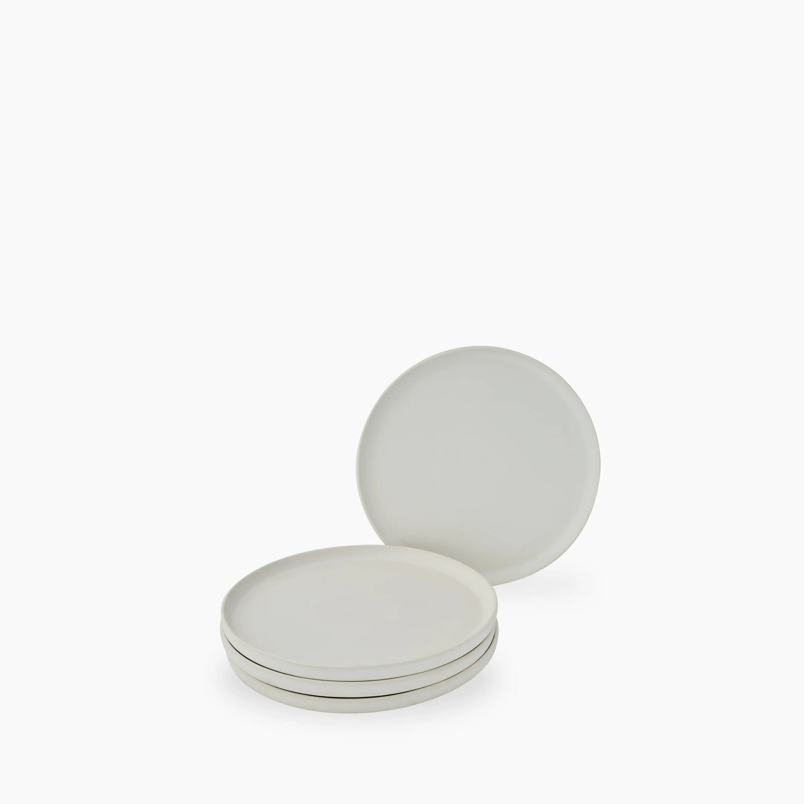 Loho Set of 4 Dinner Plates | Light Grey