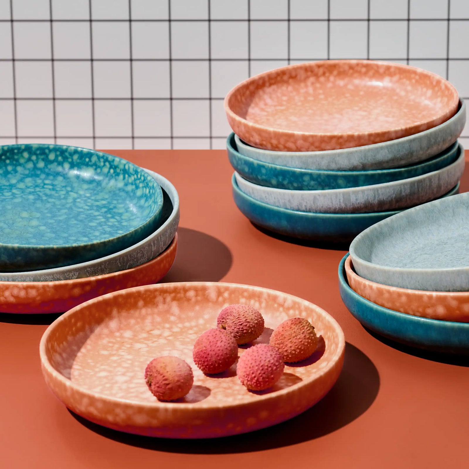 Loho Set of 4 Pasta Bowls | Terracotta