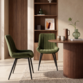 Taylor Dining Chair | Olive Green Sustainable Velvet