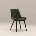Taylor Dining Chair | Olive Green Sustainable Velvet