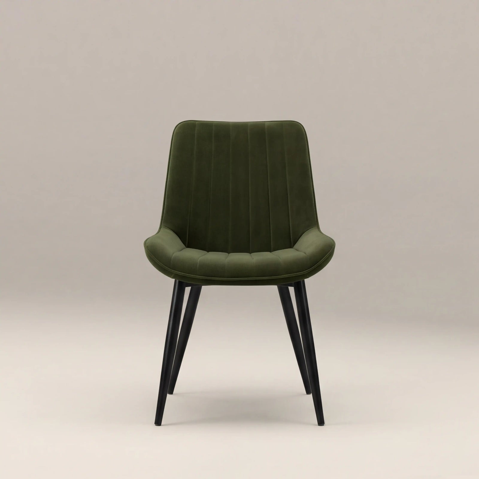 Taylor Dining Chair | Olive Green Sustainable Velvet