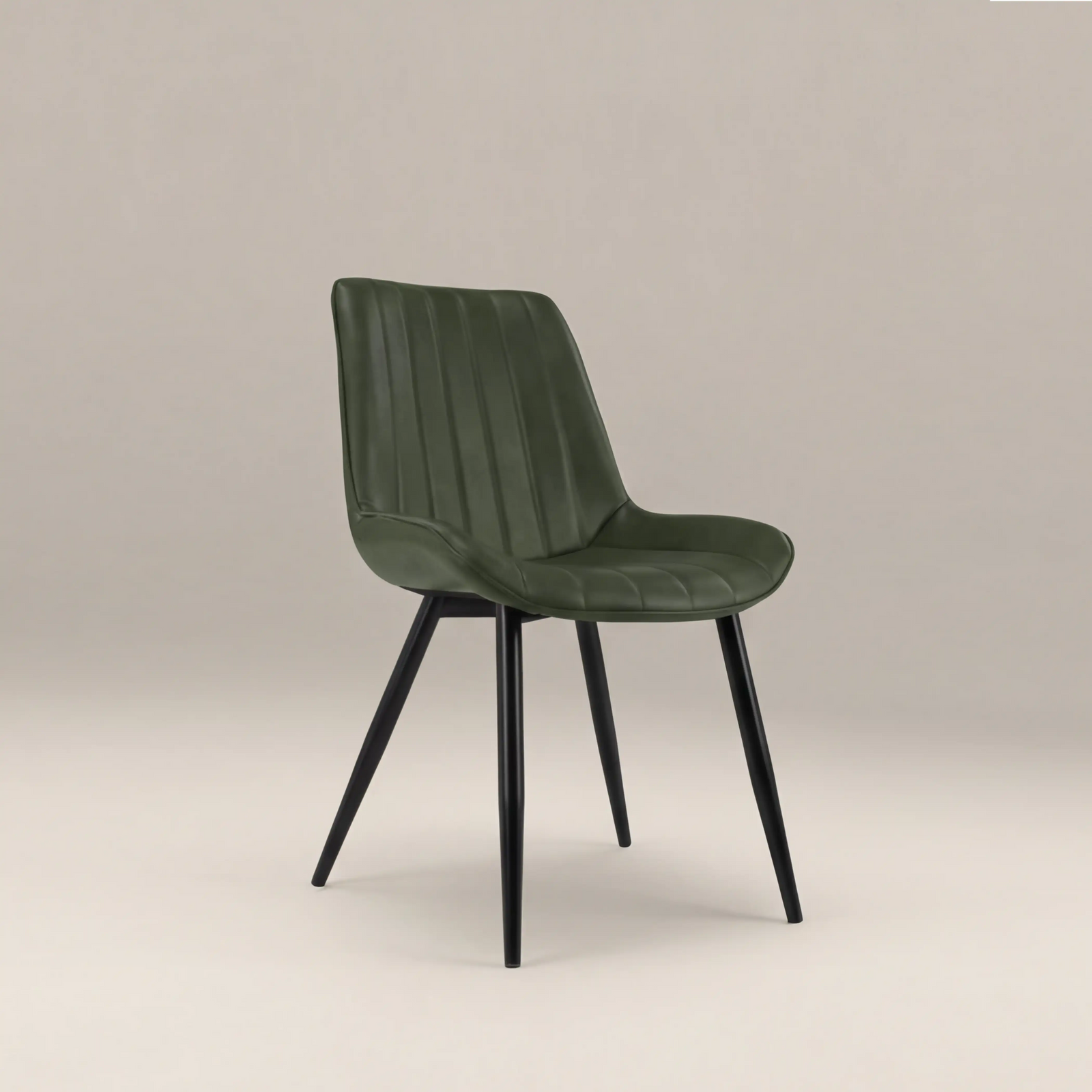 Taylor Dining Chair | Vintage Green Faux Leather