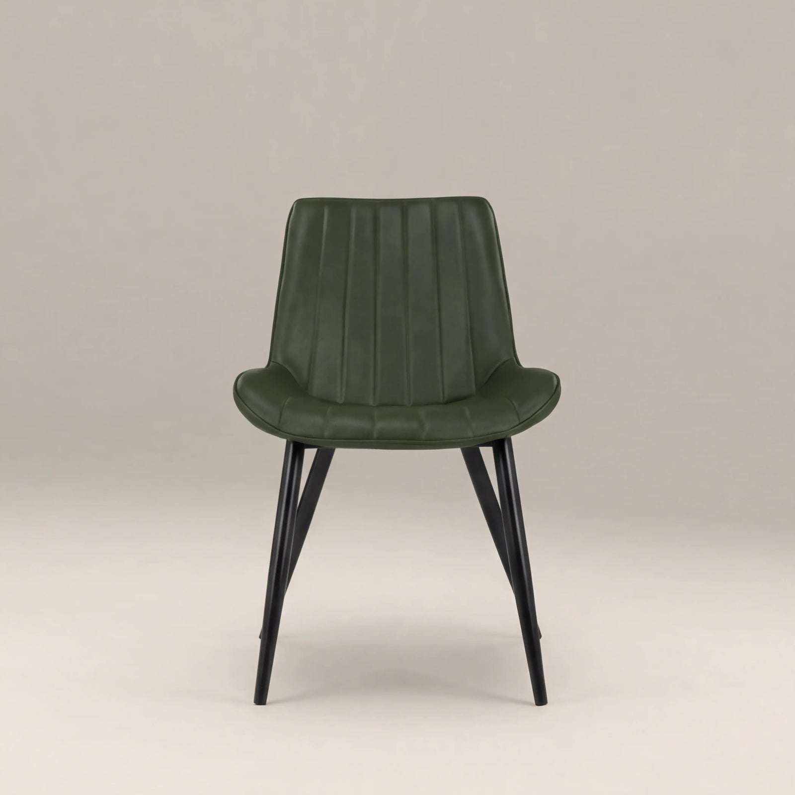 Taylor Dining Chair | Vintage Green Faux Leather