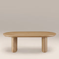 Hansen 8 Seat Oval Wooden Dining Table | Ash