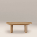 Hansen Oval Wooden Coffee Table | Ash