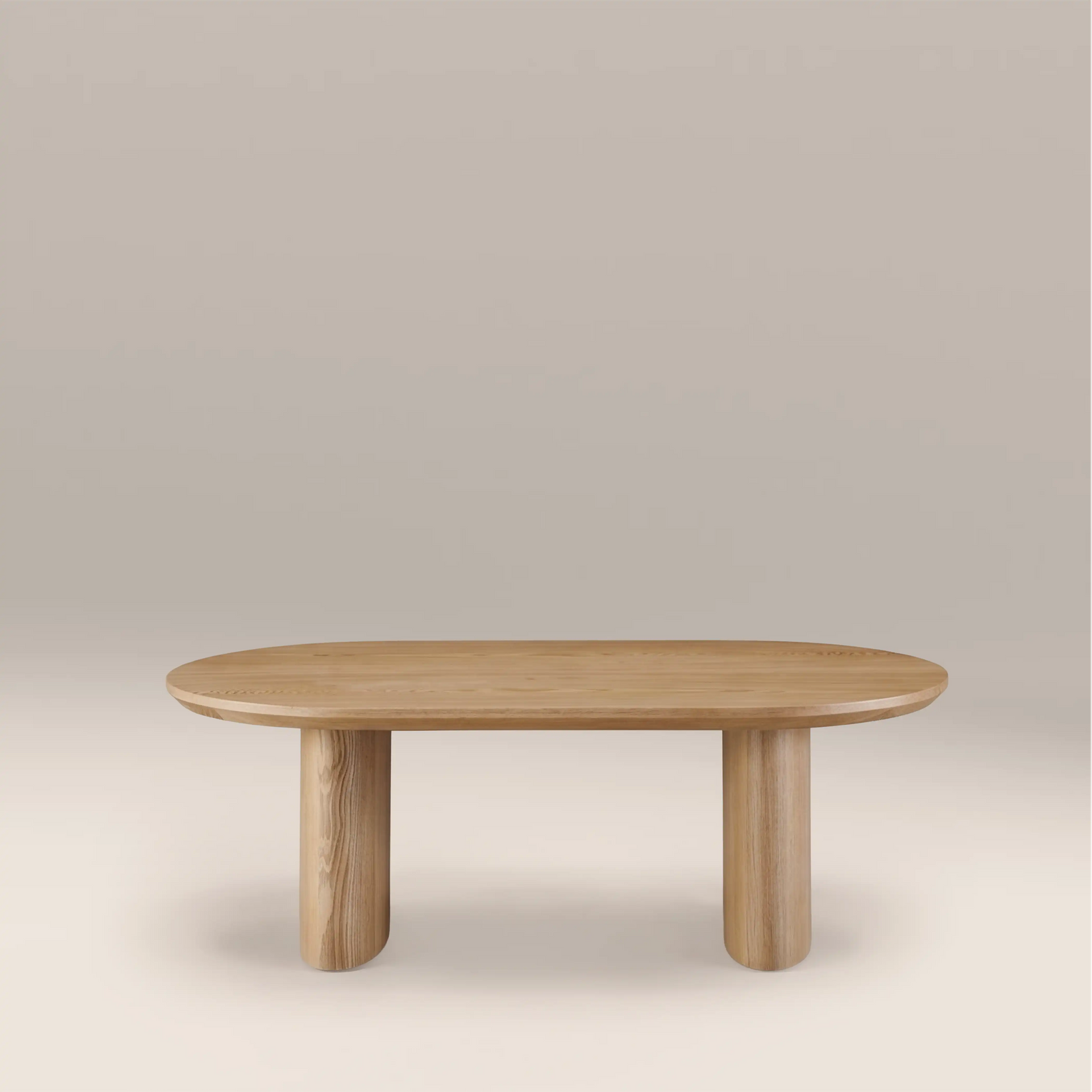 Hansen Oval Wooden Coffee Table | Ash