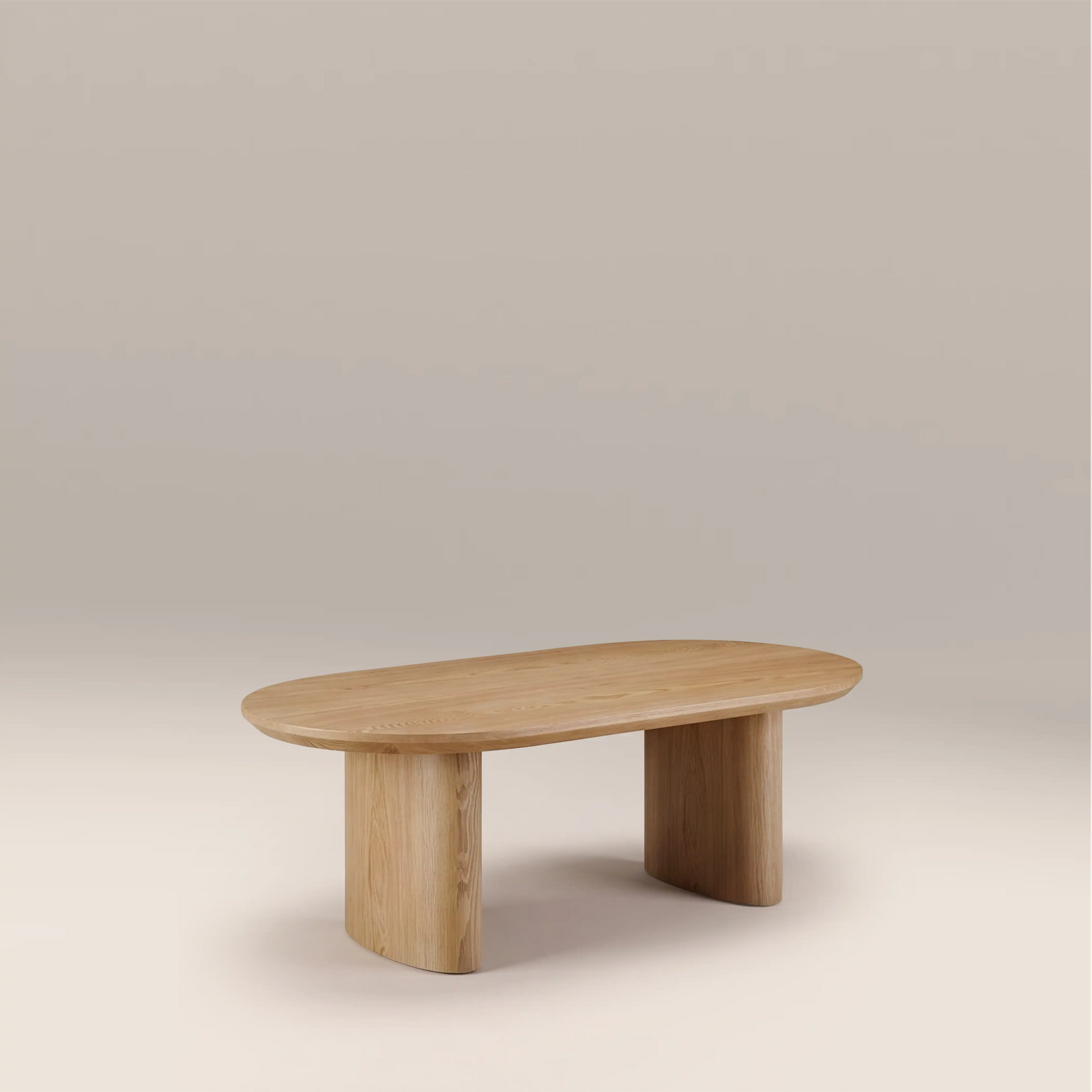 Hansen Oval Wooden Coffee Table | Ash