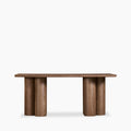 Noelle 6 Seat Rectangle Wooden Dining Table | Walnut
