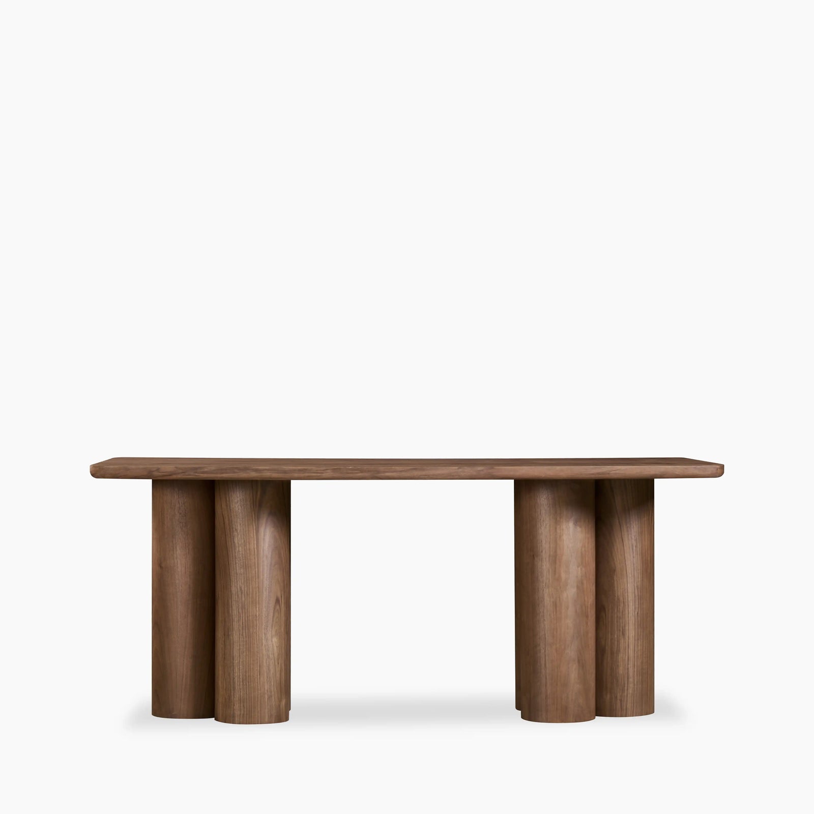Noelle 6 Seat Rectangle Wooden Dining Table | Walnut