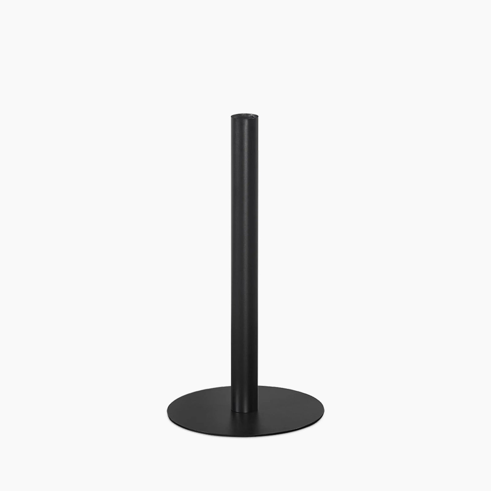 Kinsley Round Bar Table Base | Black
