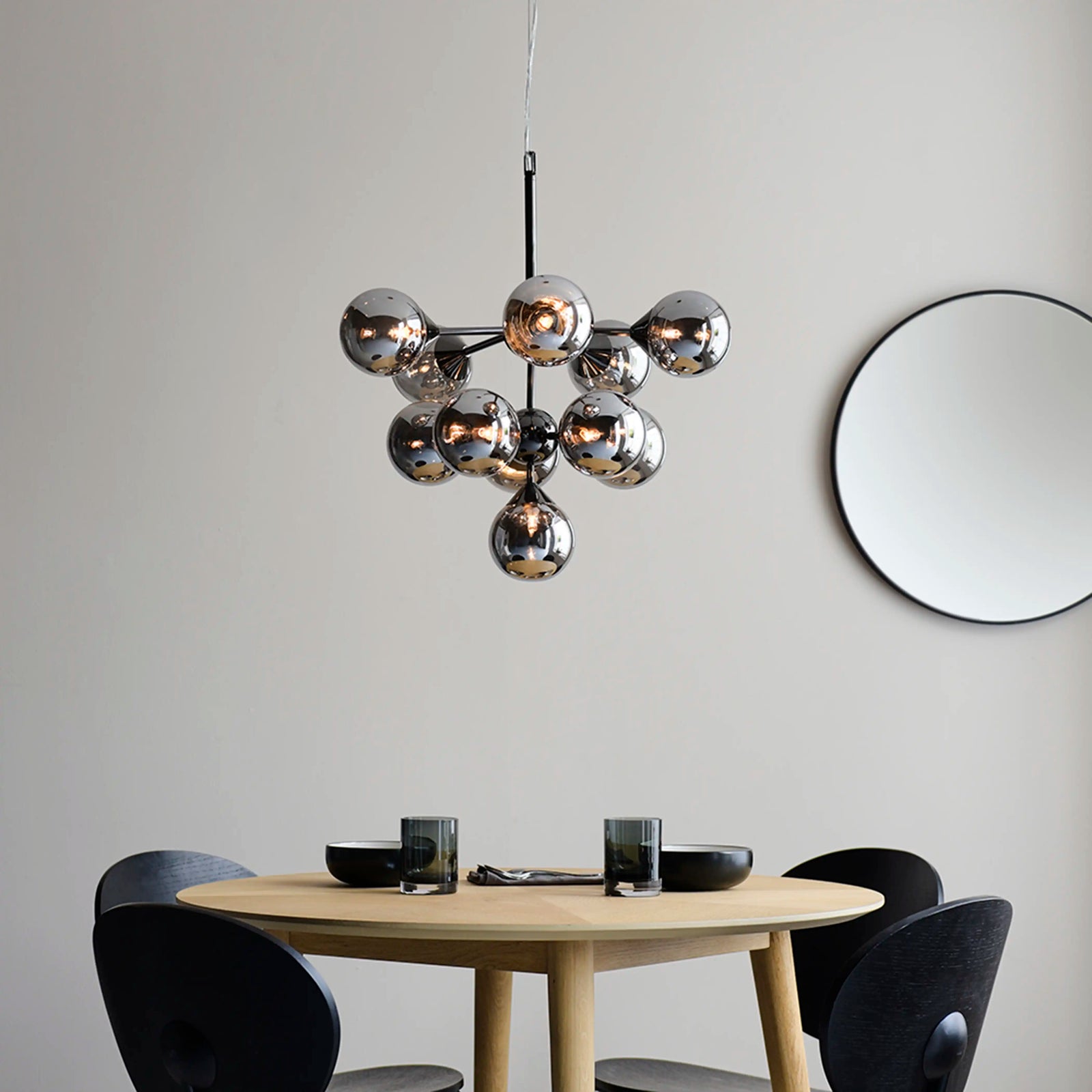 Oscar 6 Light Pendant Light | Black
