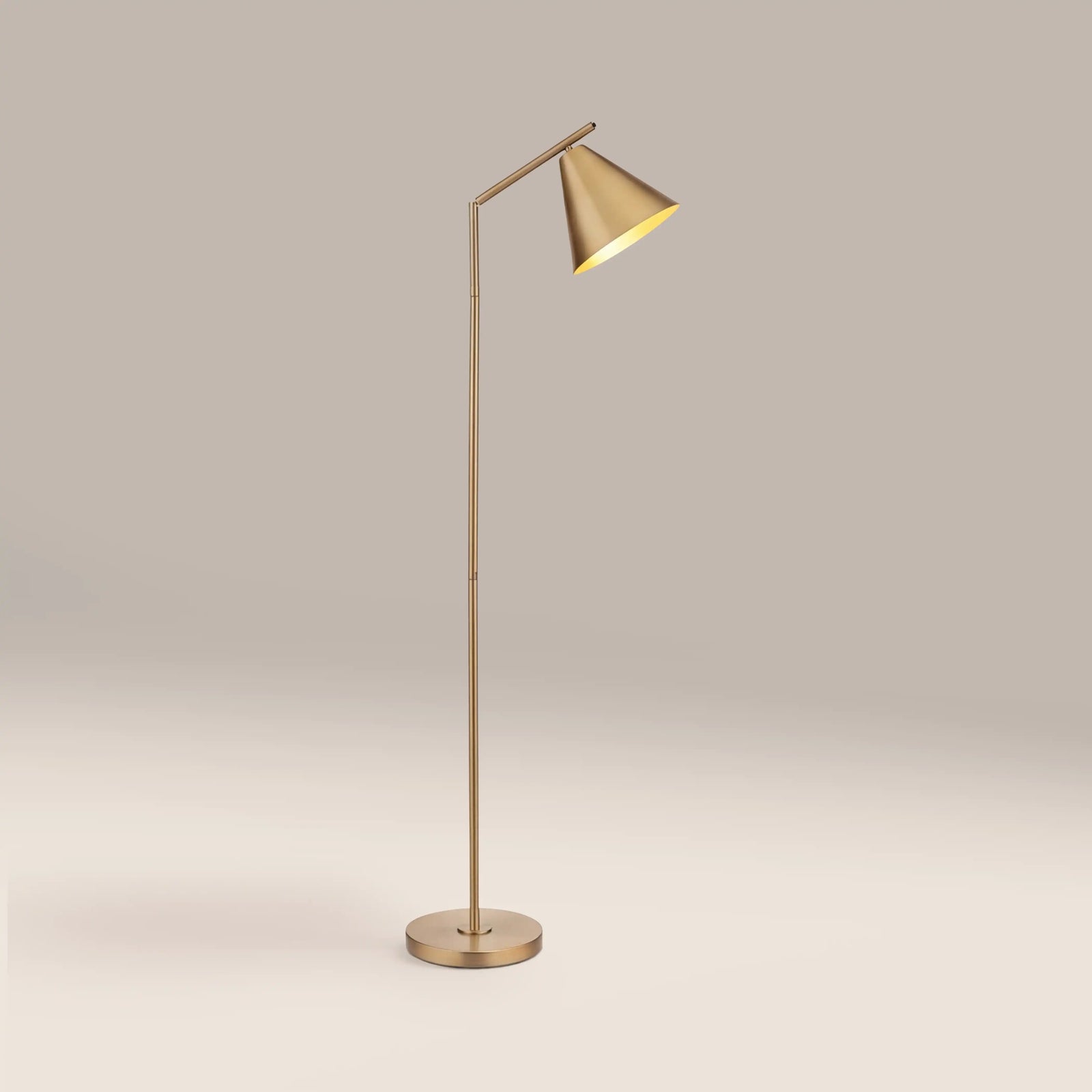 Cape Floor Lamp | Antique Brushed Brass