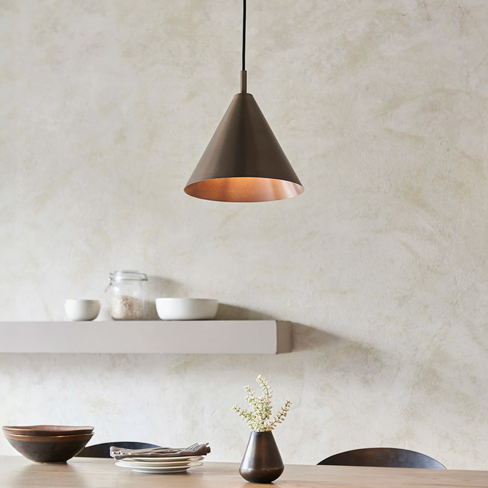 Cape Pendant Light | Antique Brushed Bronze