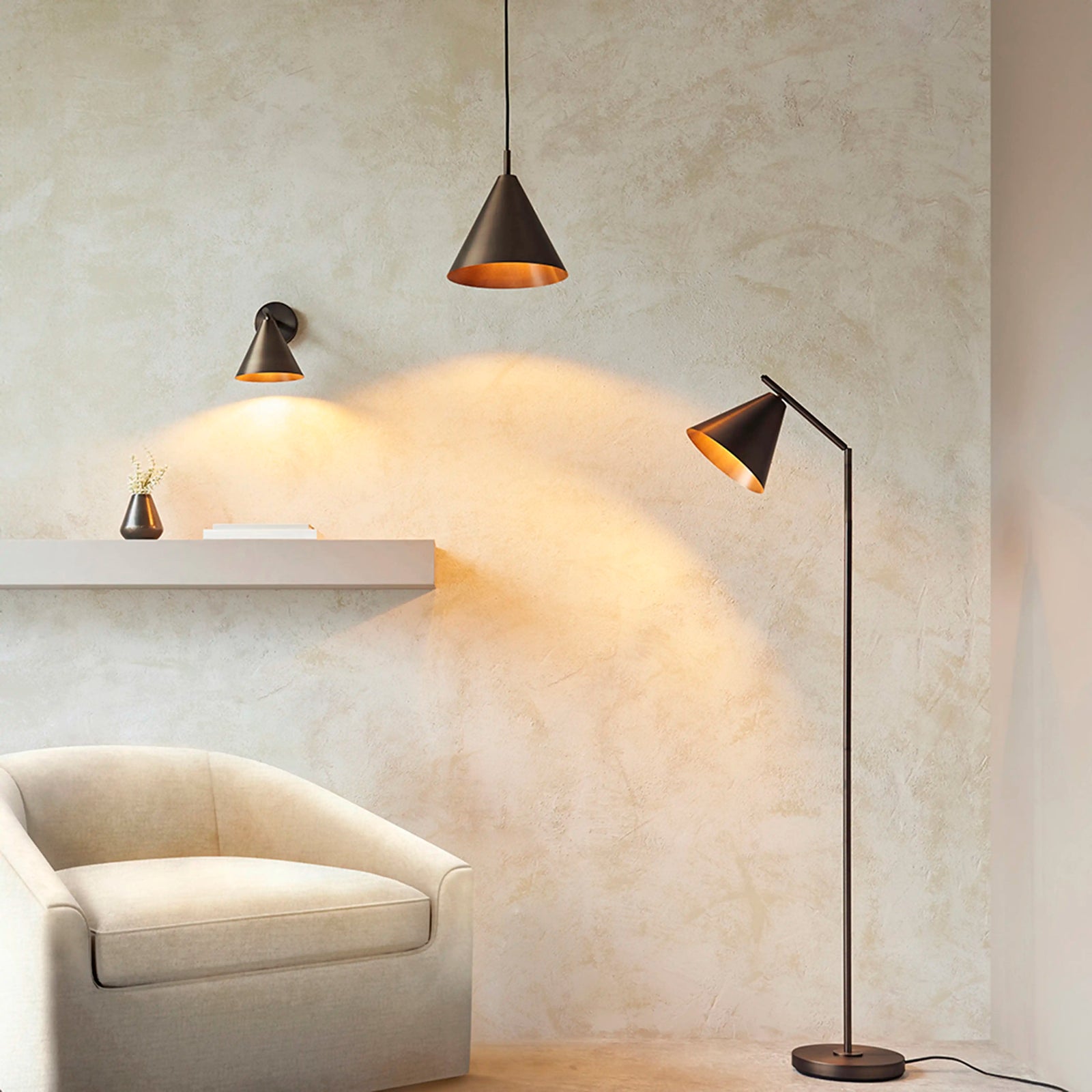 Cape Pendant Light | Antique Brushed Bronze