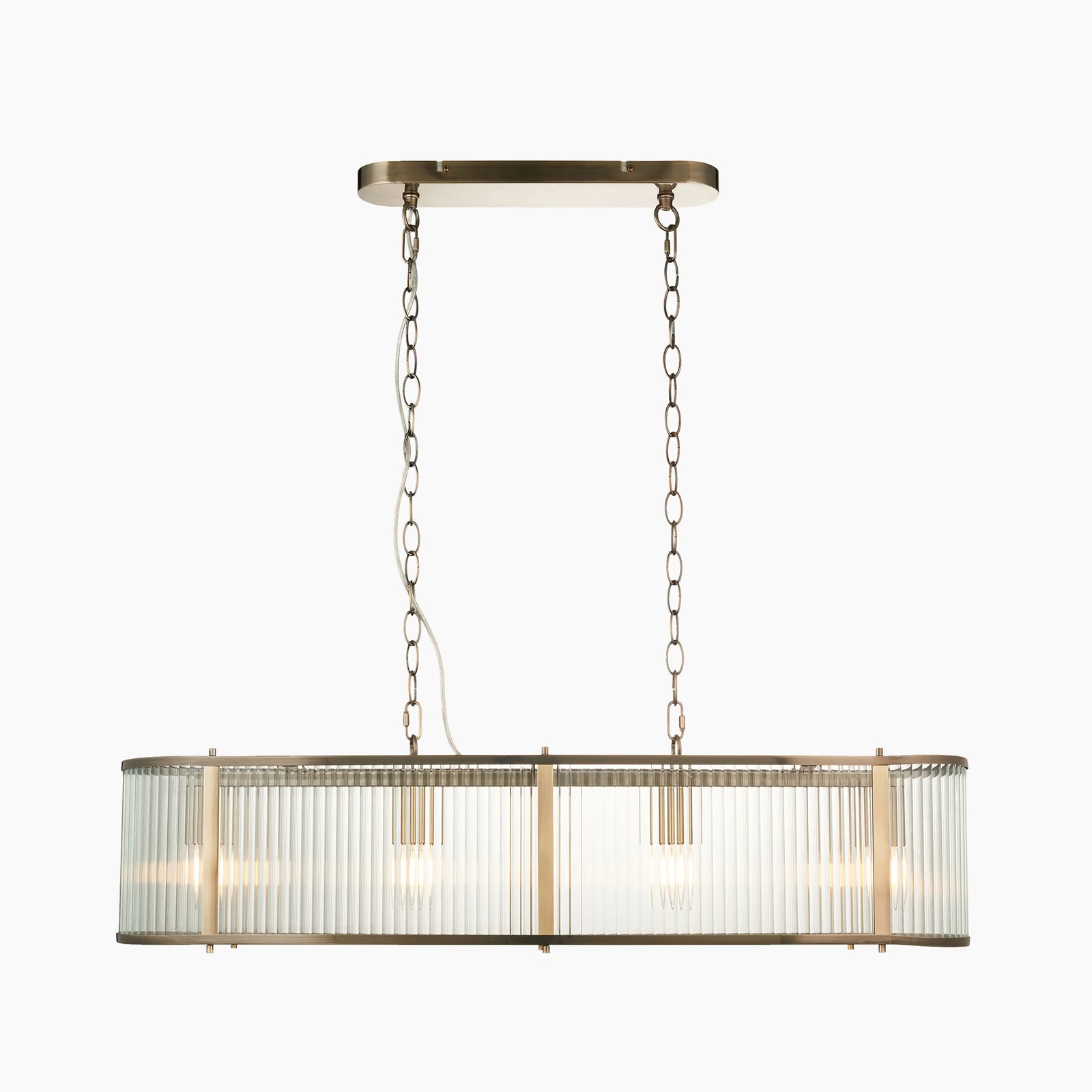 Ridgeton 4 Light Pendant Light | Brass