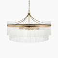 Marietta 7 Light Pendant Light | Brass
