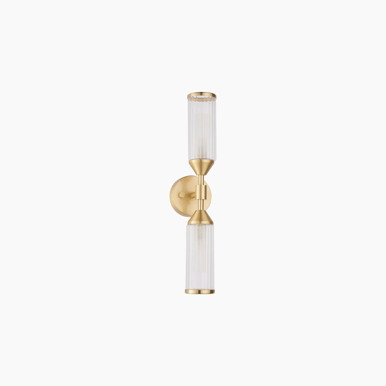 Aster 2 Light Wall Light | Brass