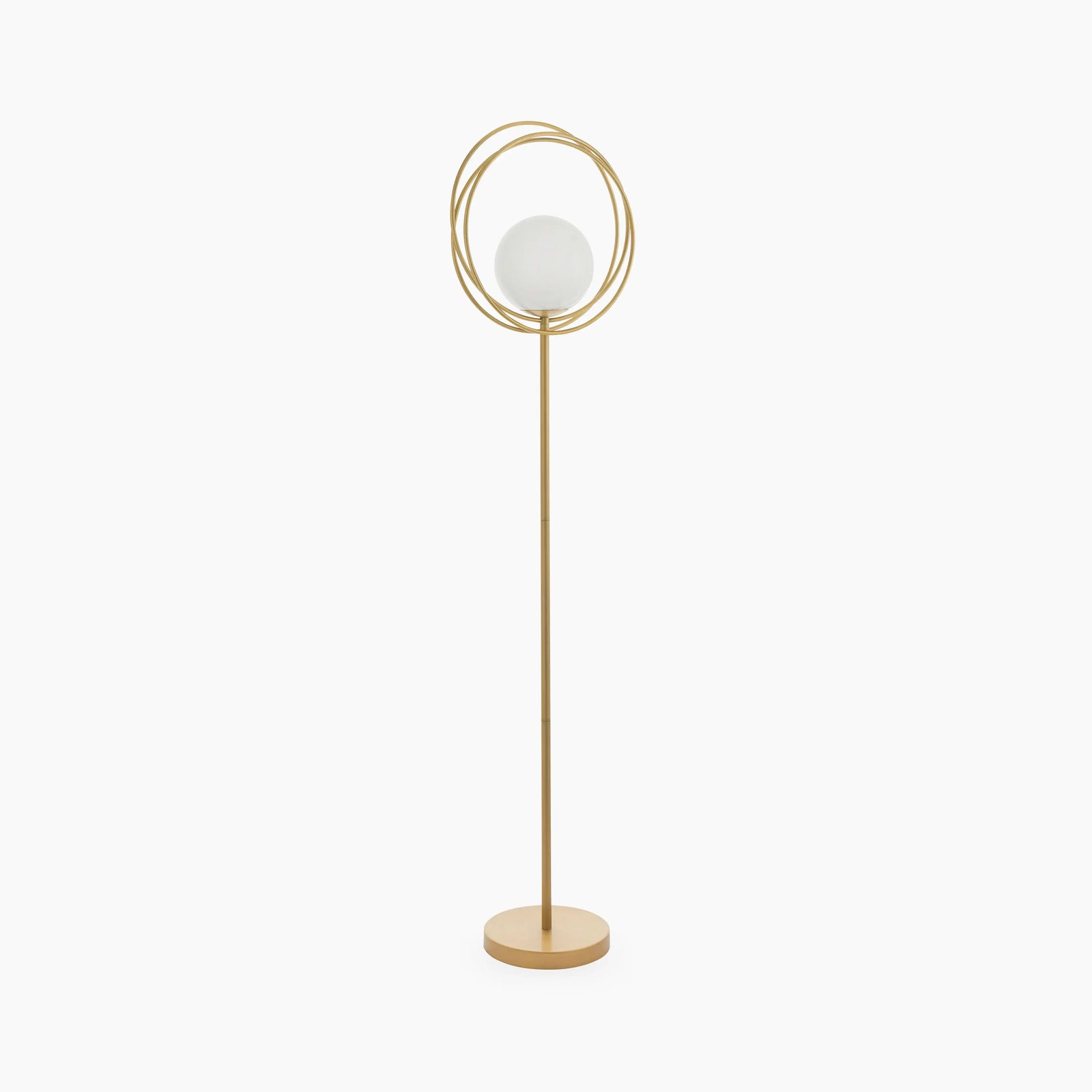 Altra Floor Lamp | Opal & Brass