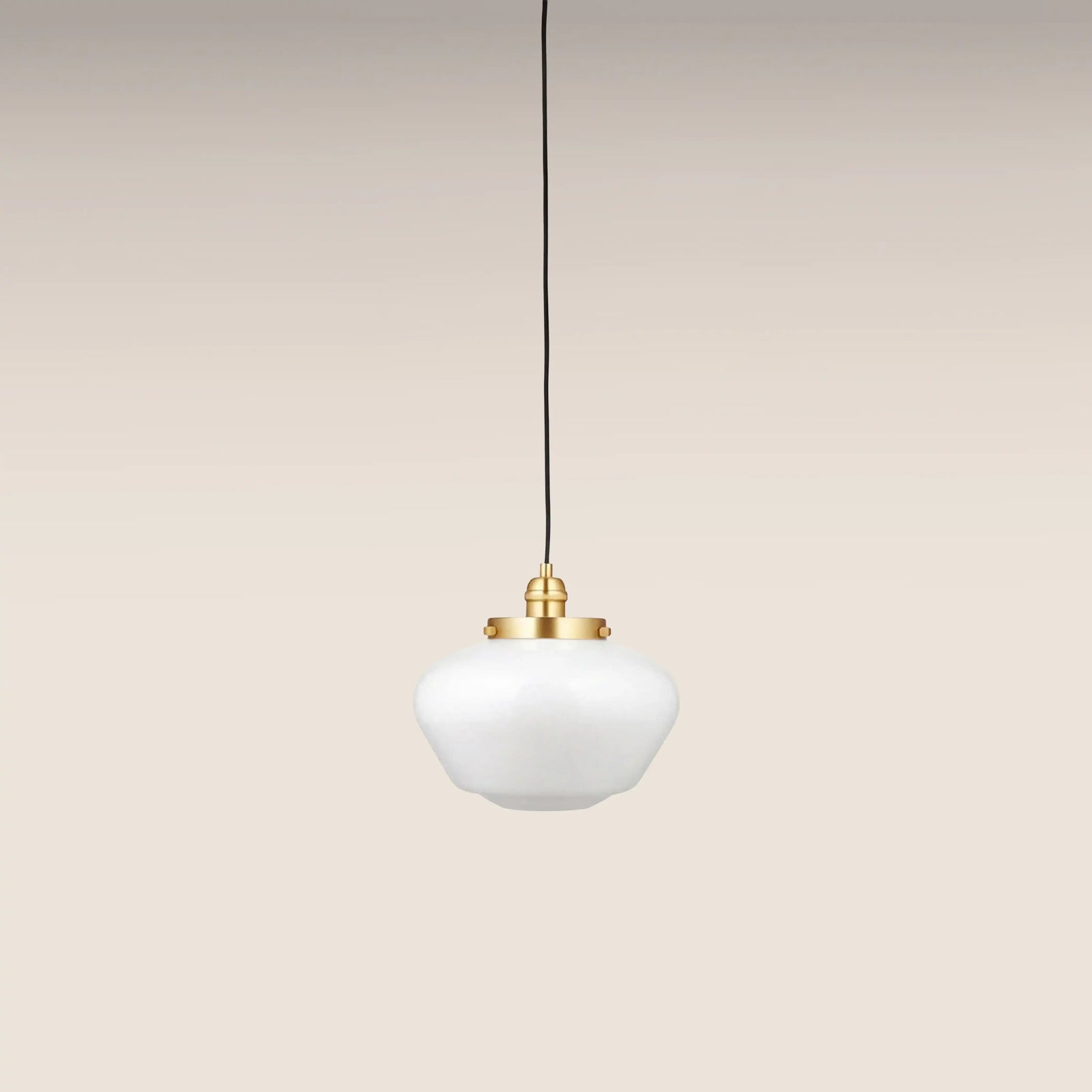 Illfra Pendant Light | Opal Glass & Brass