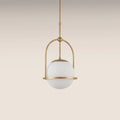 Niamh Pendant Light | Opal Glass & Brass
