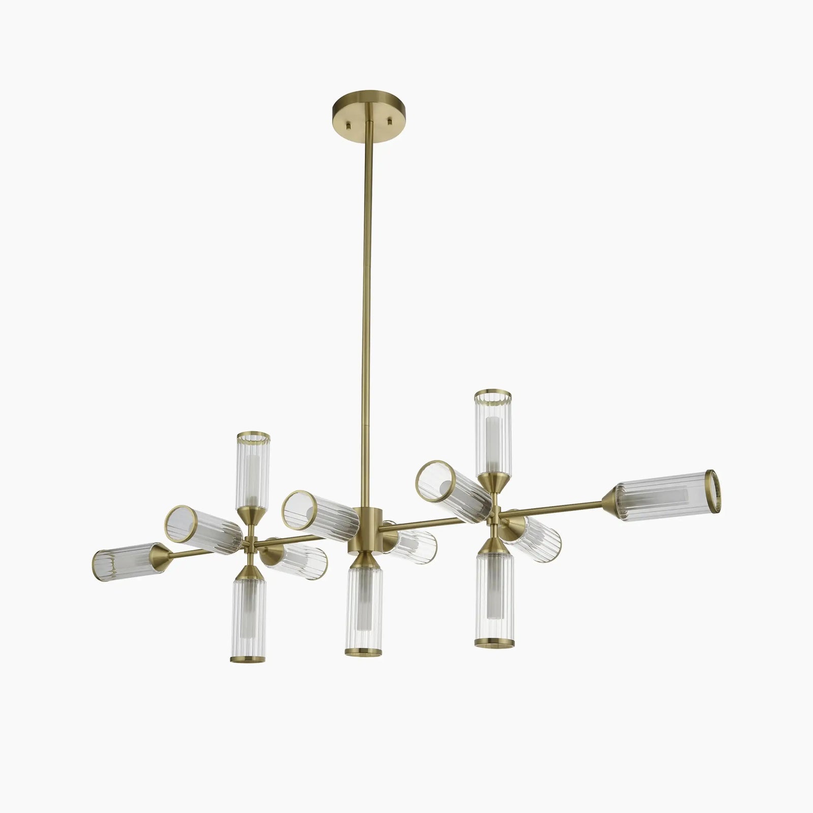 Aster 13 Light Ceiling Light | Brass