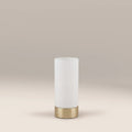 Dara Table Lamp | Opal Glass & Brass