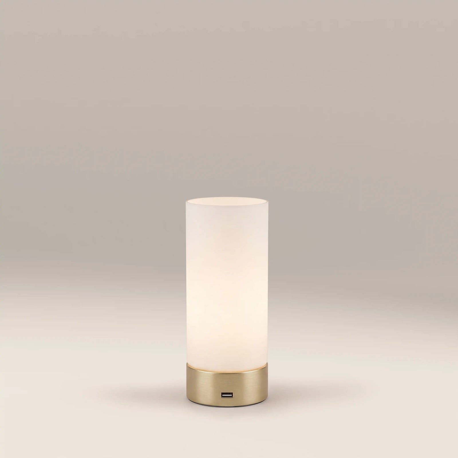 Dara Table Lamp | Opal Glass & Brass