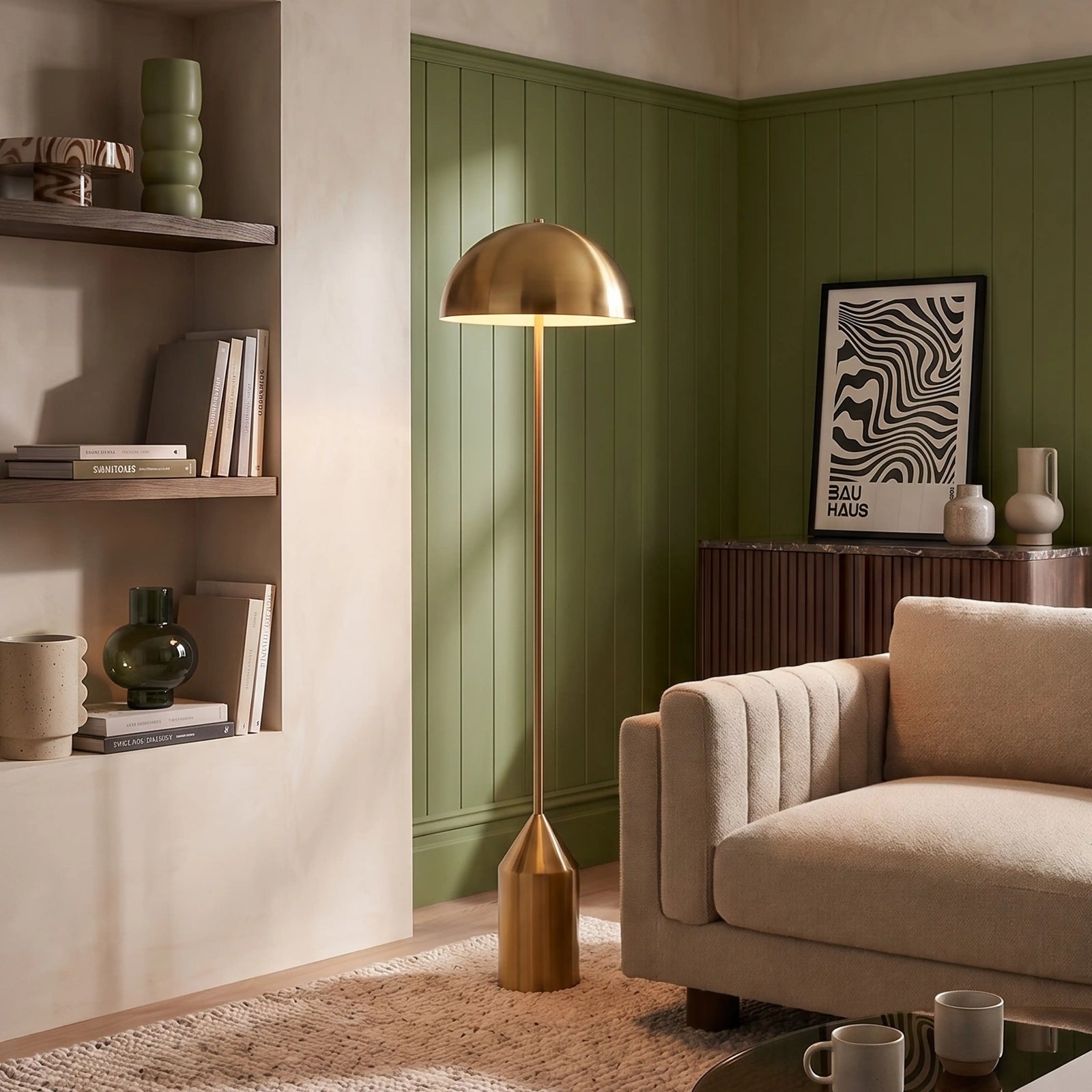 Nova Floor Lamp | Brushed Brass