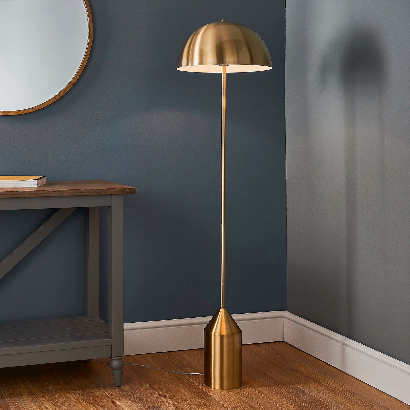 Nova Floor Lamp | Brushed Brass