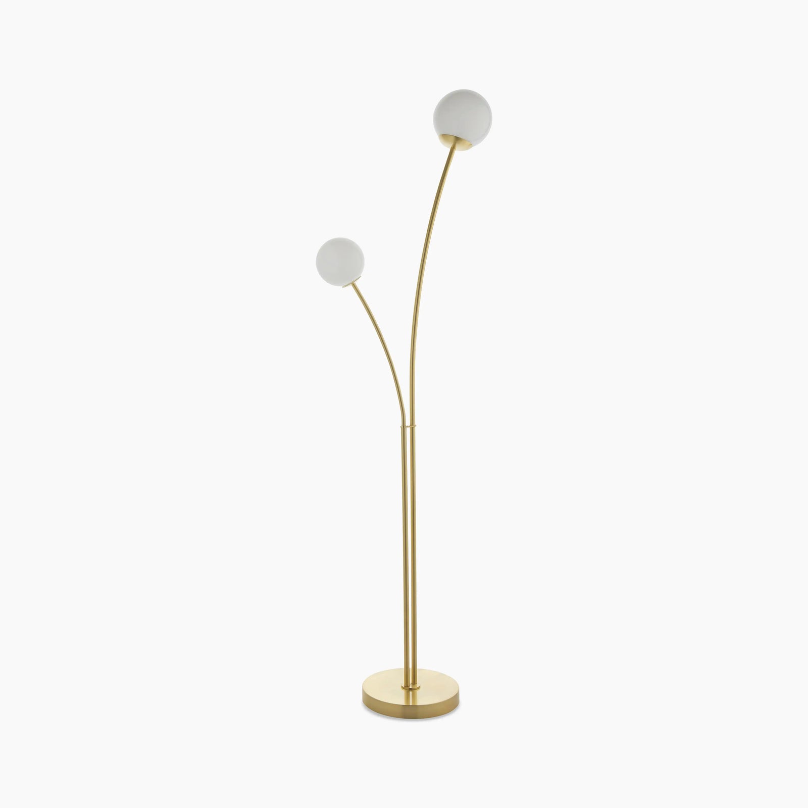 Bloom Floor Lamp | Opal & Brass