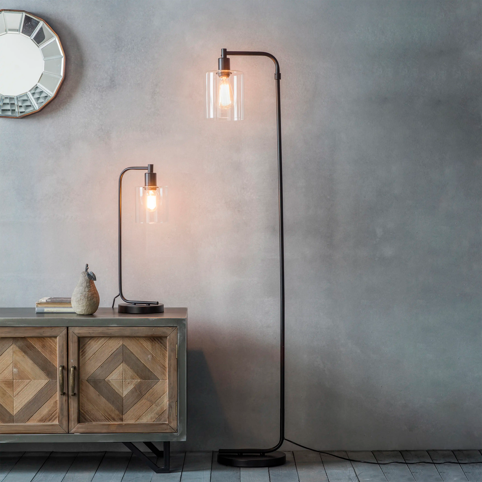 Toldeo Floor Lamp | Matte Black