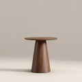 Finnley Round Side Table | Walnut