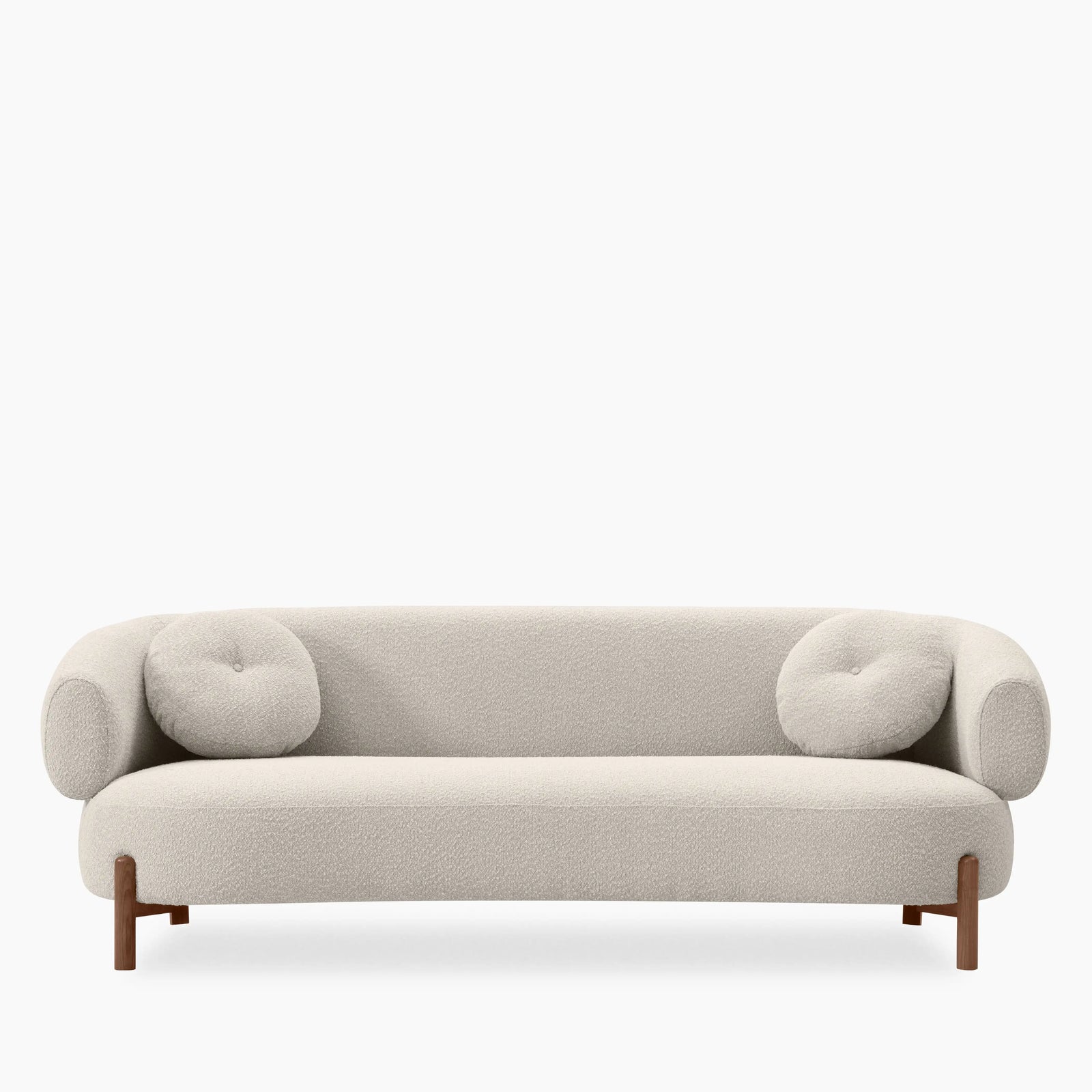 Hallfield 3 Seater Sofa | Speckled Stone Sustainable Boucle