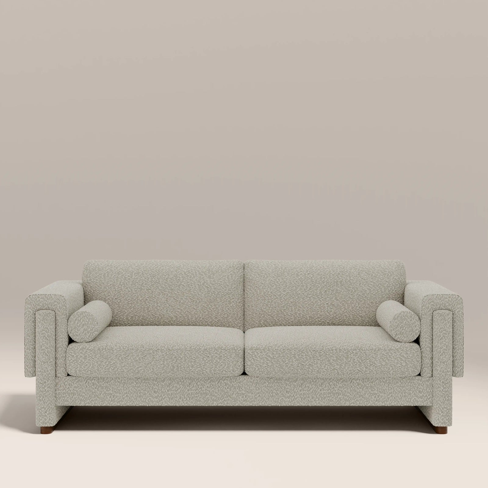 Ava 3 Seater Sofa | Speckled Stone Sustainable Boucle