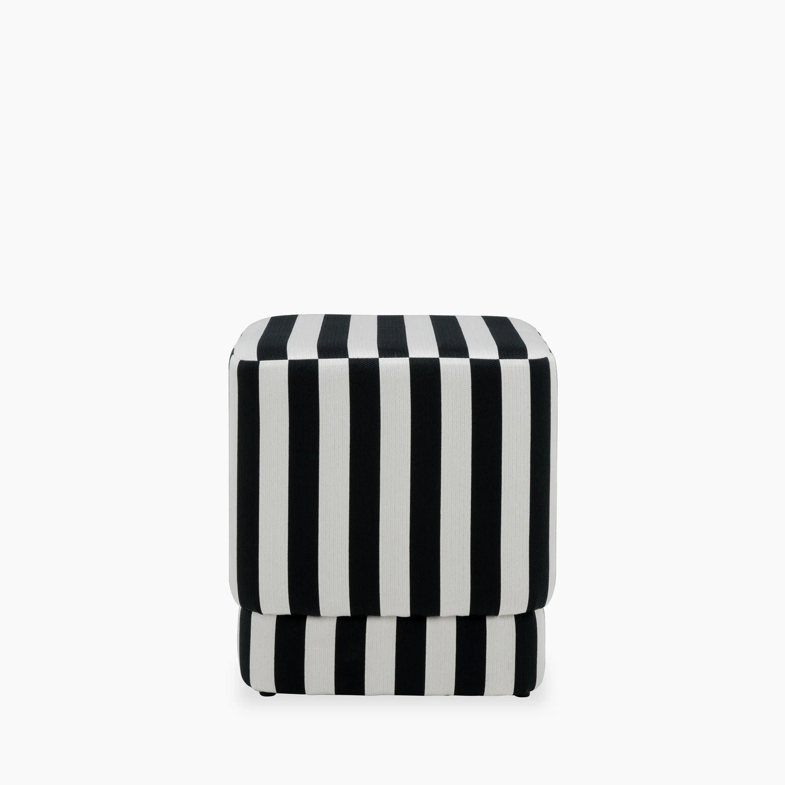 Soho Pouffe | Striped Fabric