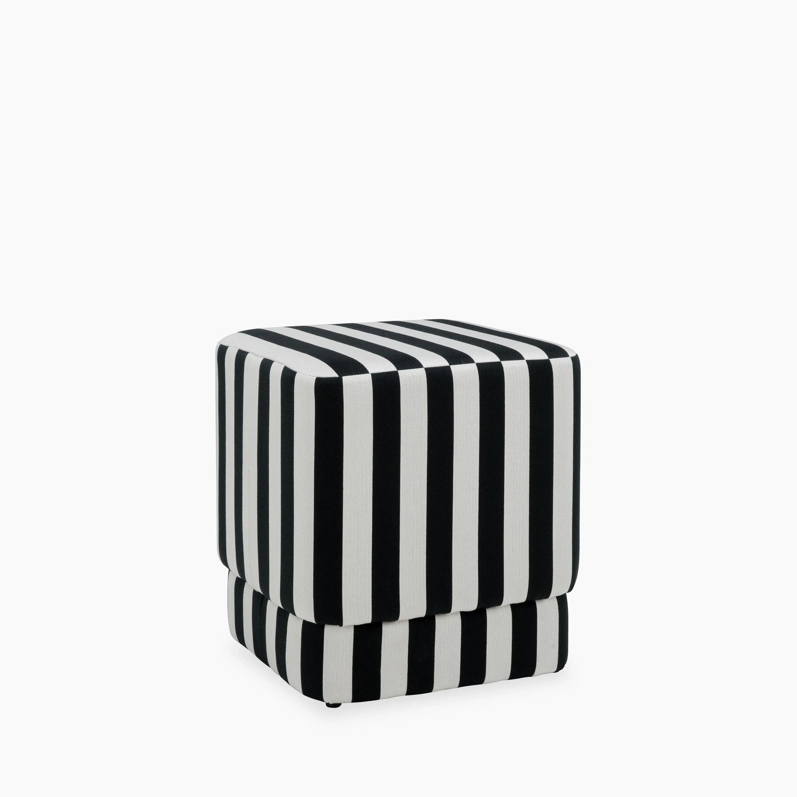 Soho Pouffe | Striped Fabric
