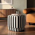 Soho Pouffe | Striped Fabric