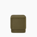 Soho Pouffe | Moss Green Sustainable Mohair Velvet