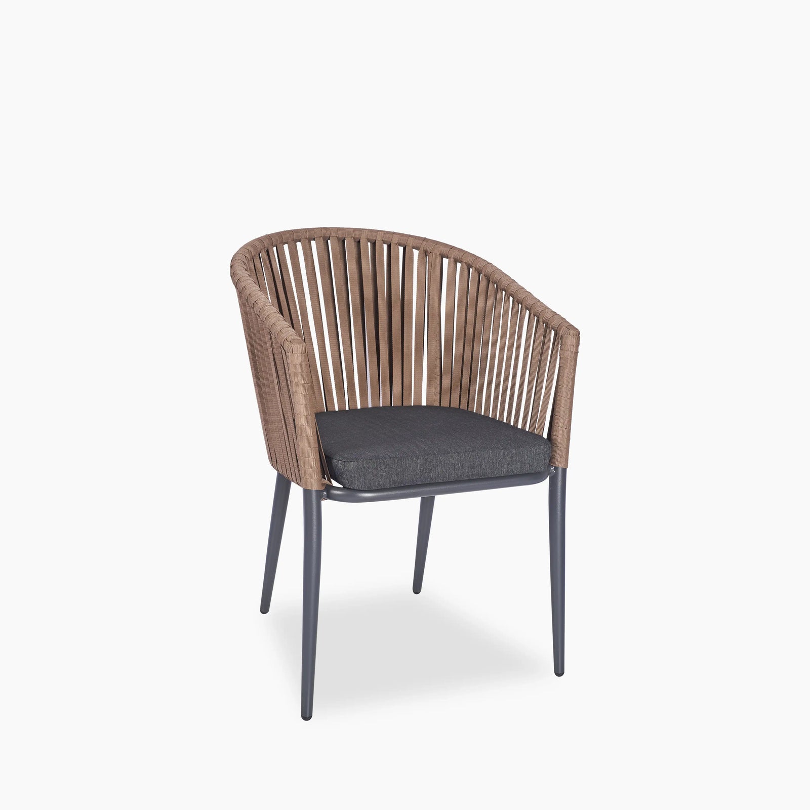 Sera Carver Dining Chair | Grey & Natural